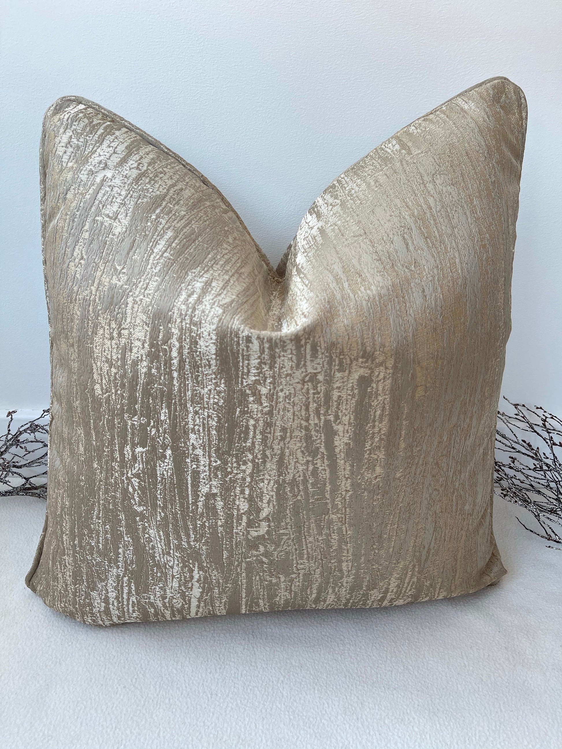 The Couture Cushion - The Gold Stella - Style No. 52 - White Bear Furnishings