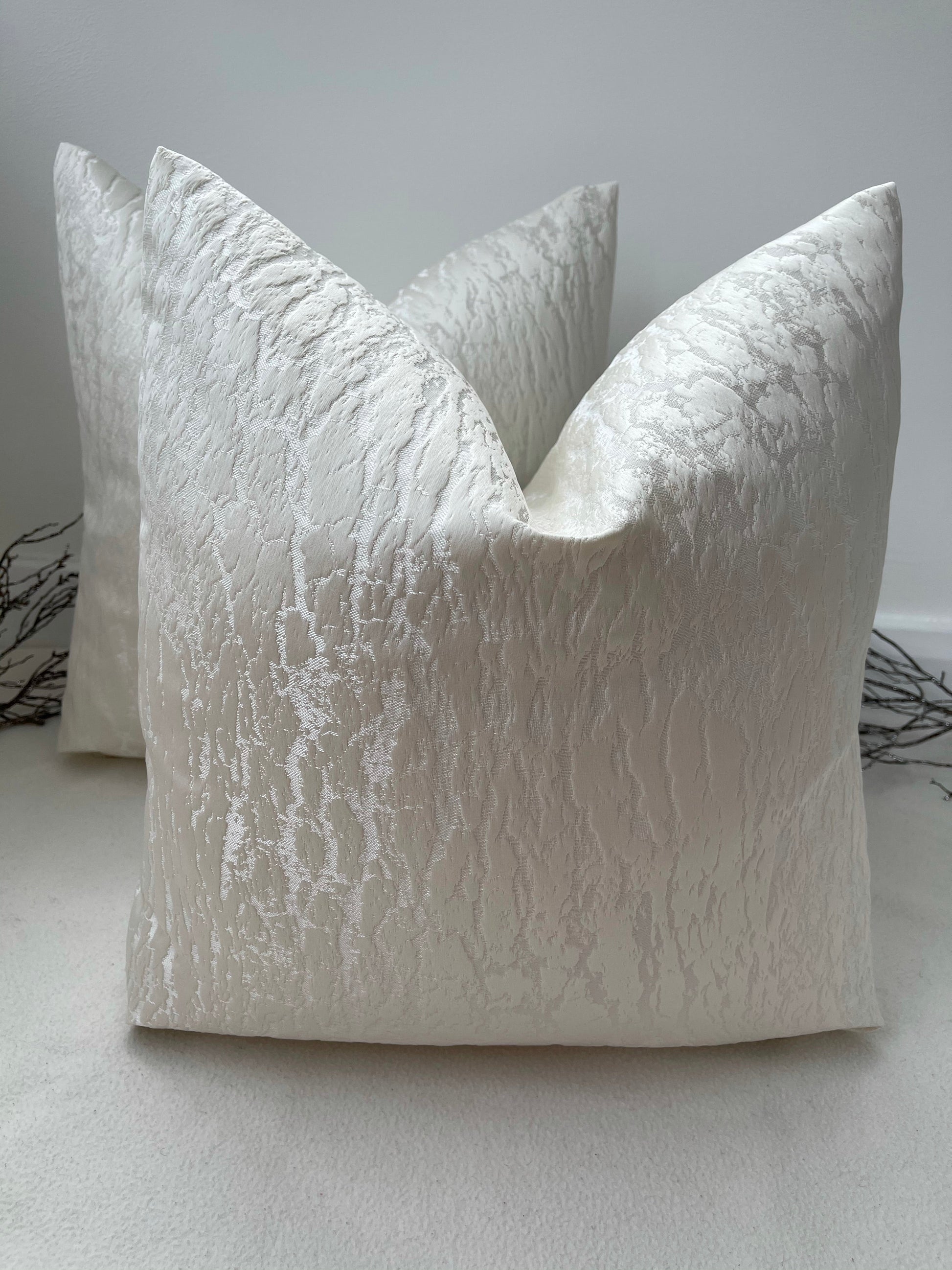 The Couture Cushion - The Ivory Tuleste - Style No. 48 - White Bear Furnishings