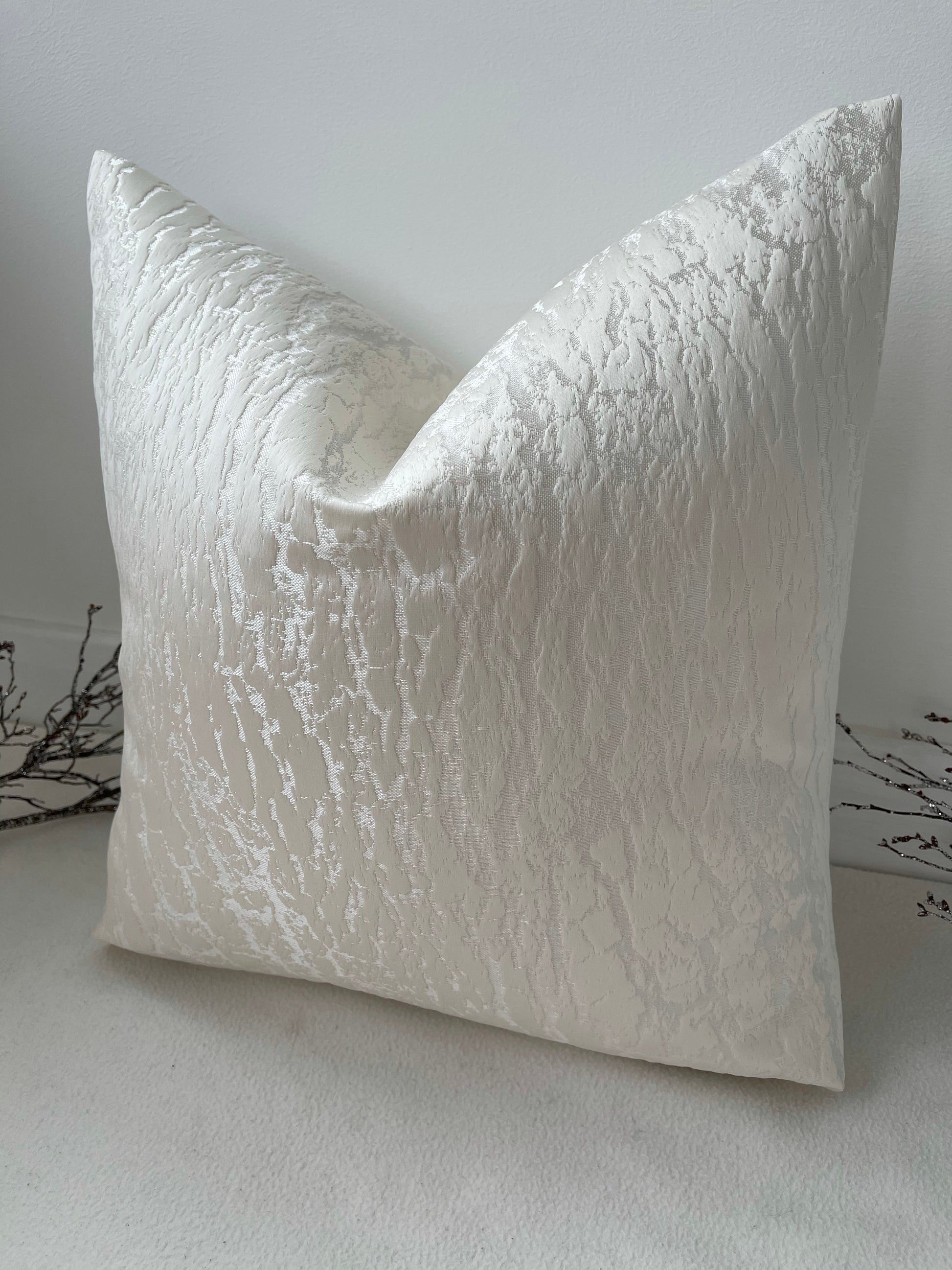 The Couture Cushion - The Ivory Tuleste - Style No. 48 - White Bear Furnishings