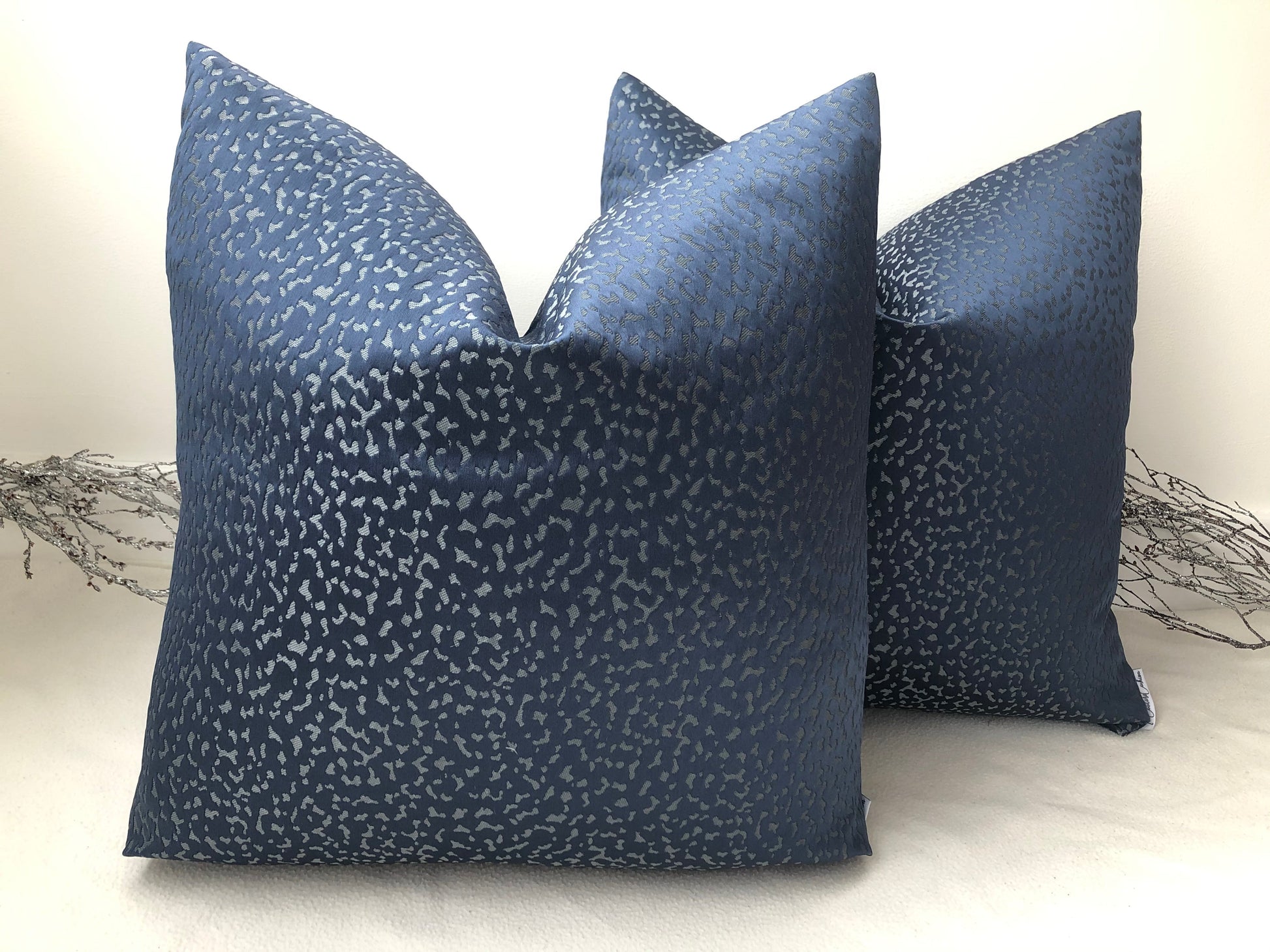 The Couture Cushion - The Navy Mossimo - Style No. 35 - White Bear Furnishings