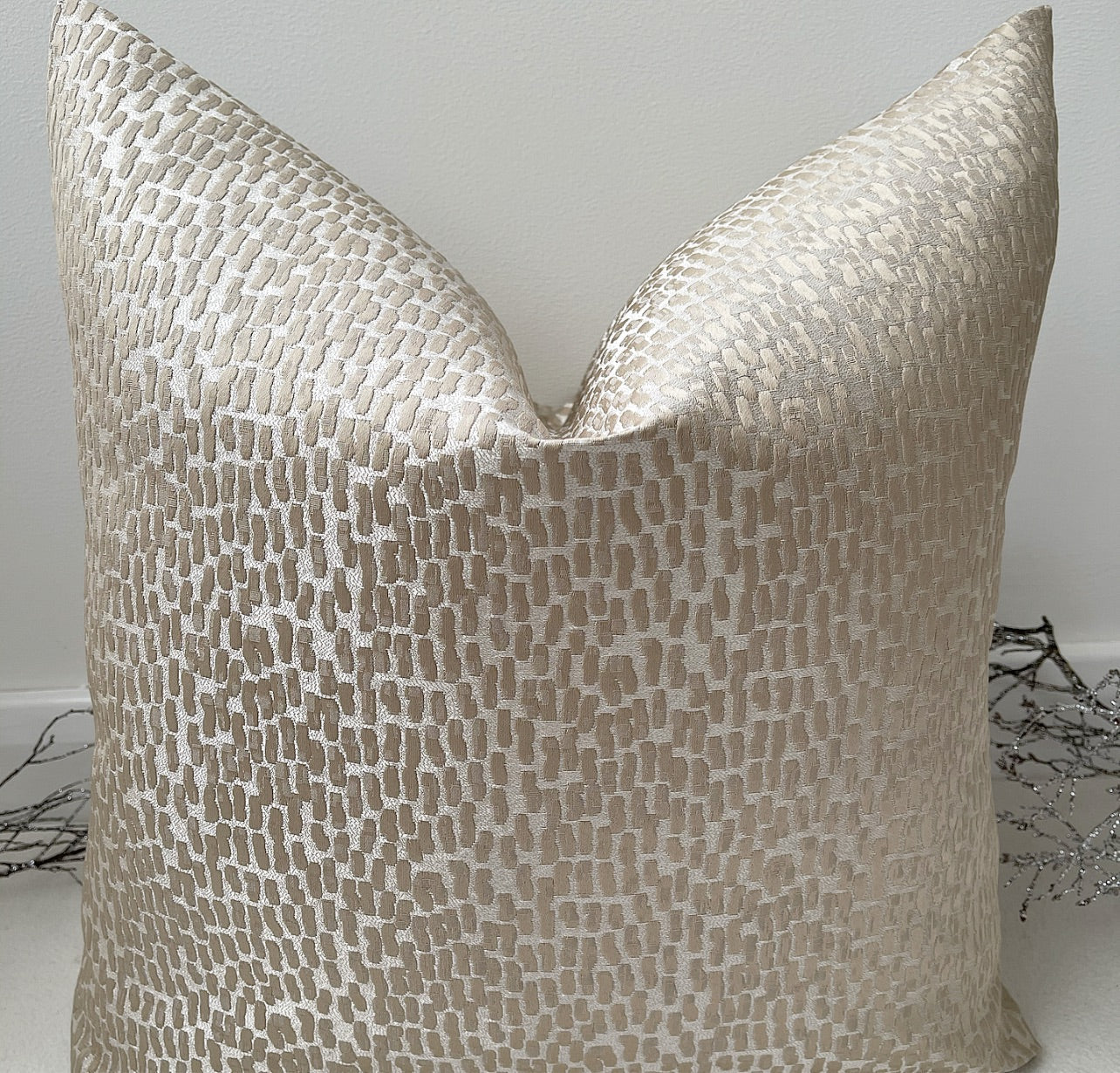 The Couture Cushion - The Taupe Carioca - Style No. 41 - White Bear Furnishings
