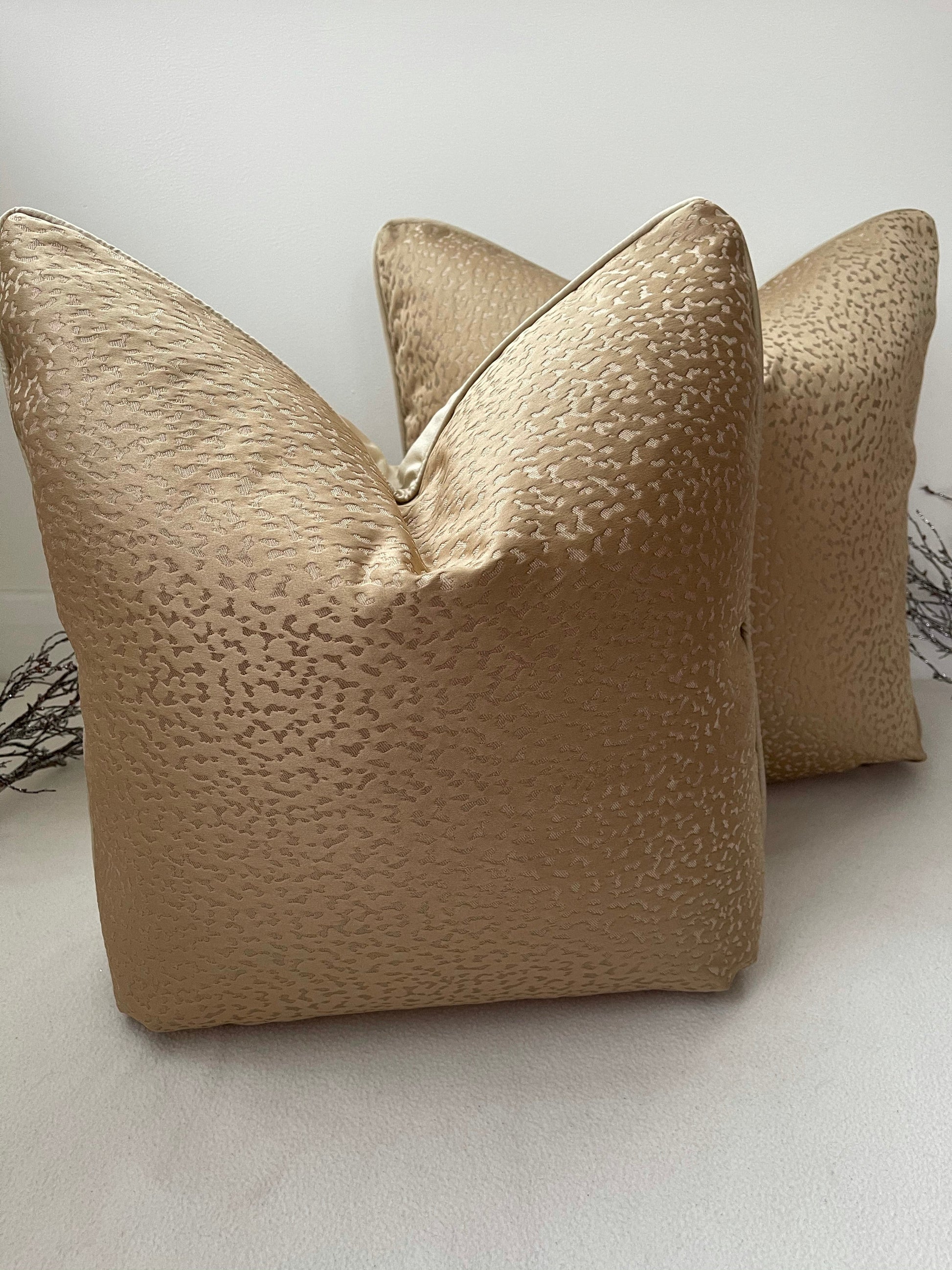 The Couture Cushion - The Gold Mossimo - Style No. 71 - White Bear Furnishings