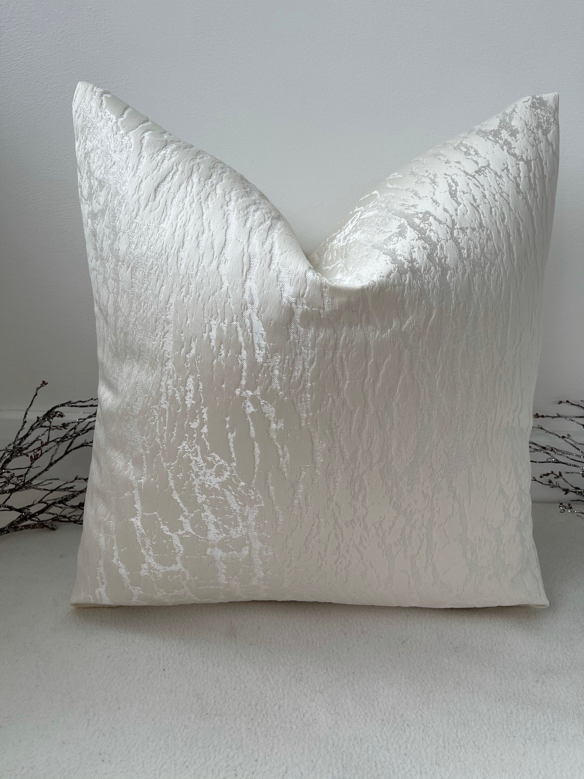 The Couture Cushion - The Ivory Tuleste - Style No. 48 - White Bear Furnishings