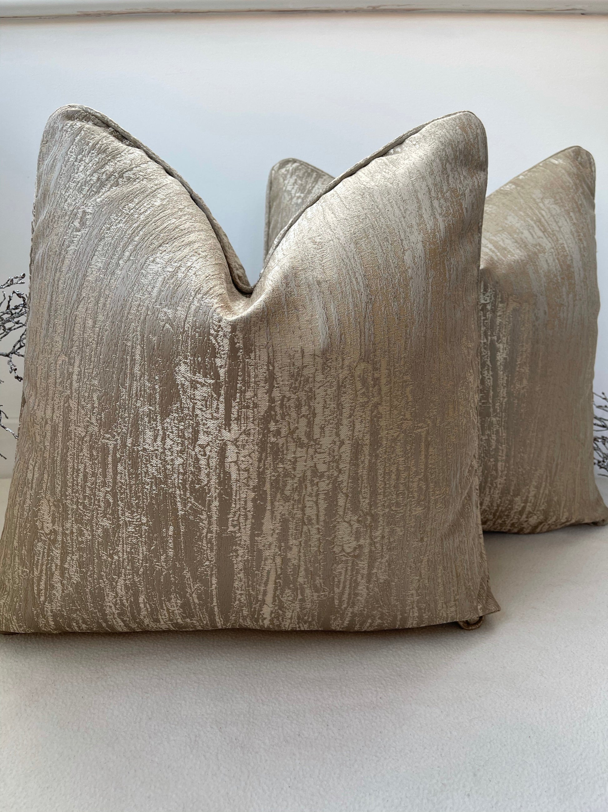 The Couture Cushion - The Gold Stella - Style No. 52 - White Bear Furnishings