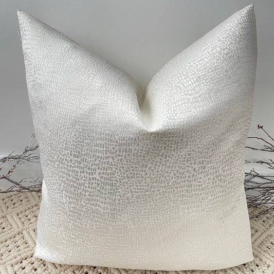 The Couture Cushion - The Ivory Vera - Style No. 26 - White Bear Furnishings