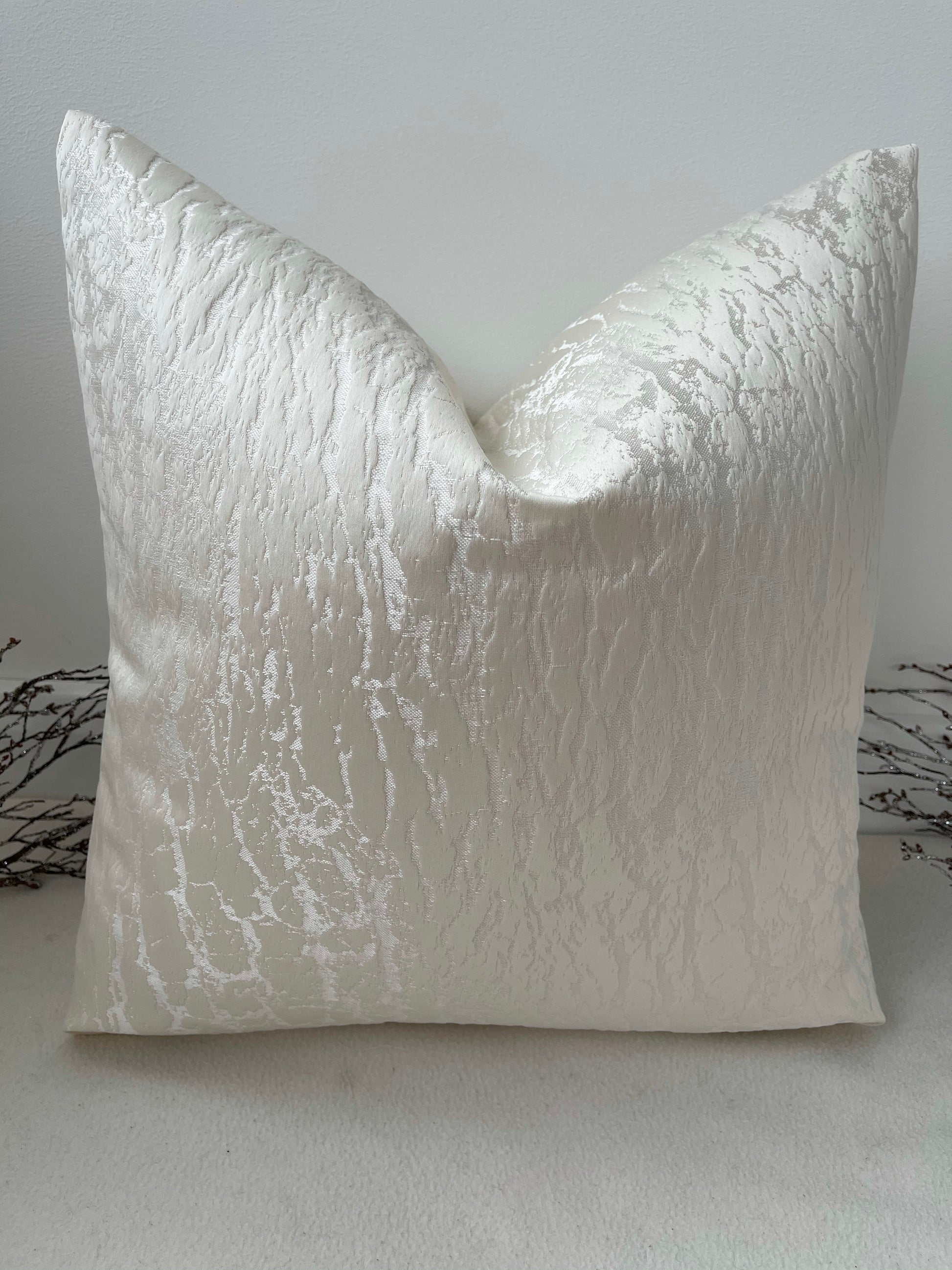 The Couture Cushion - The Ivory Tuleste - Style No. 48 - White Bear Furnishings