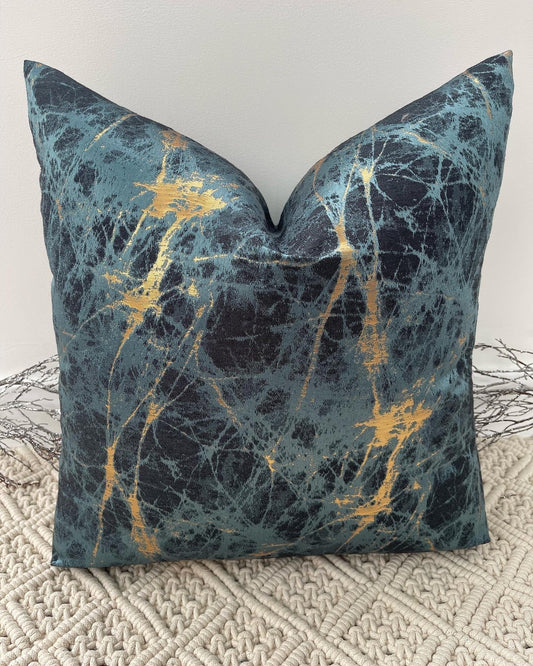 The Couture Cushion - The Teal Cooper - Style No. 114 - White Bear Furnishings