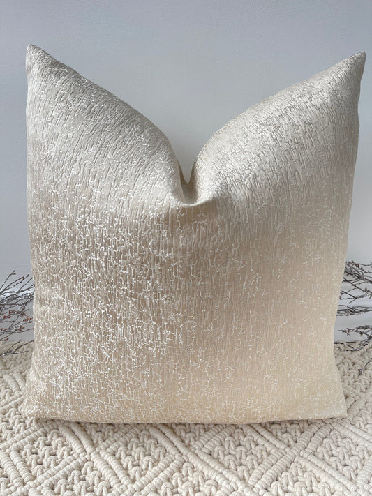 The Couture Cushion - The Cream Chalayan - Style No. 98 - White Bear Furnishings