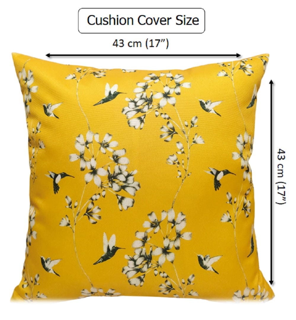 Jardin Ochre Waterproof Outdoor Cushions for Patio Garden and Poolside Durable Stylish Polyester Seating by OLIVIA ROCCO - White Bear Furnishings