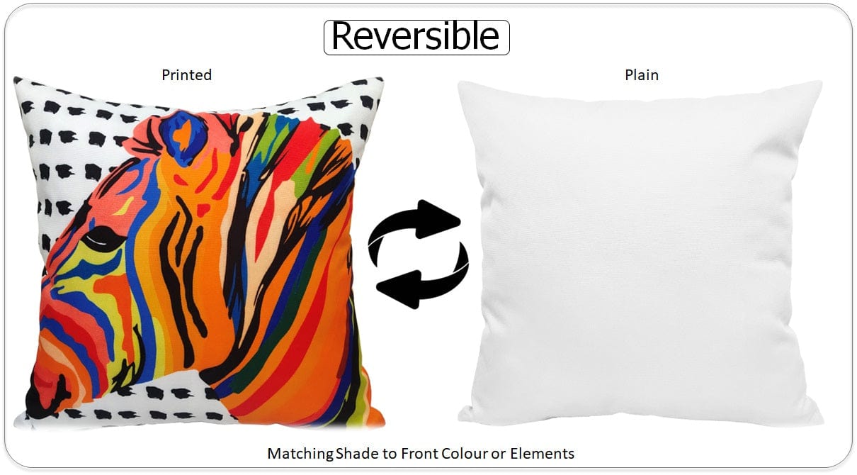 Kampala Orange Waterproof Cushions for Indoor Outdoor Home Decor Patio and Beach by OLIVIA ROCCO - White Bear Furnishings