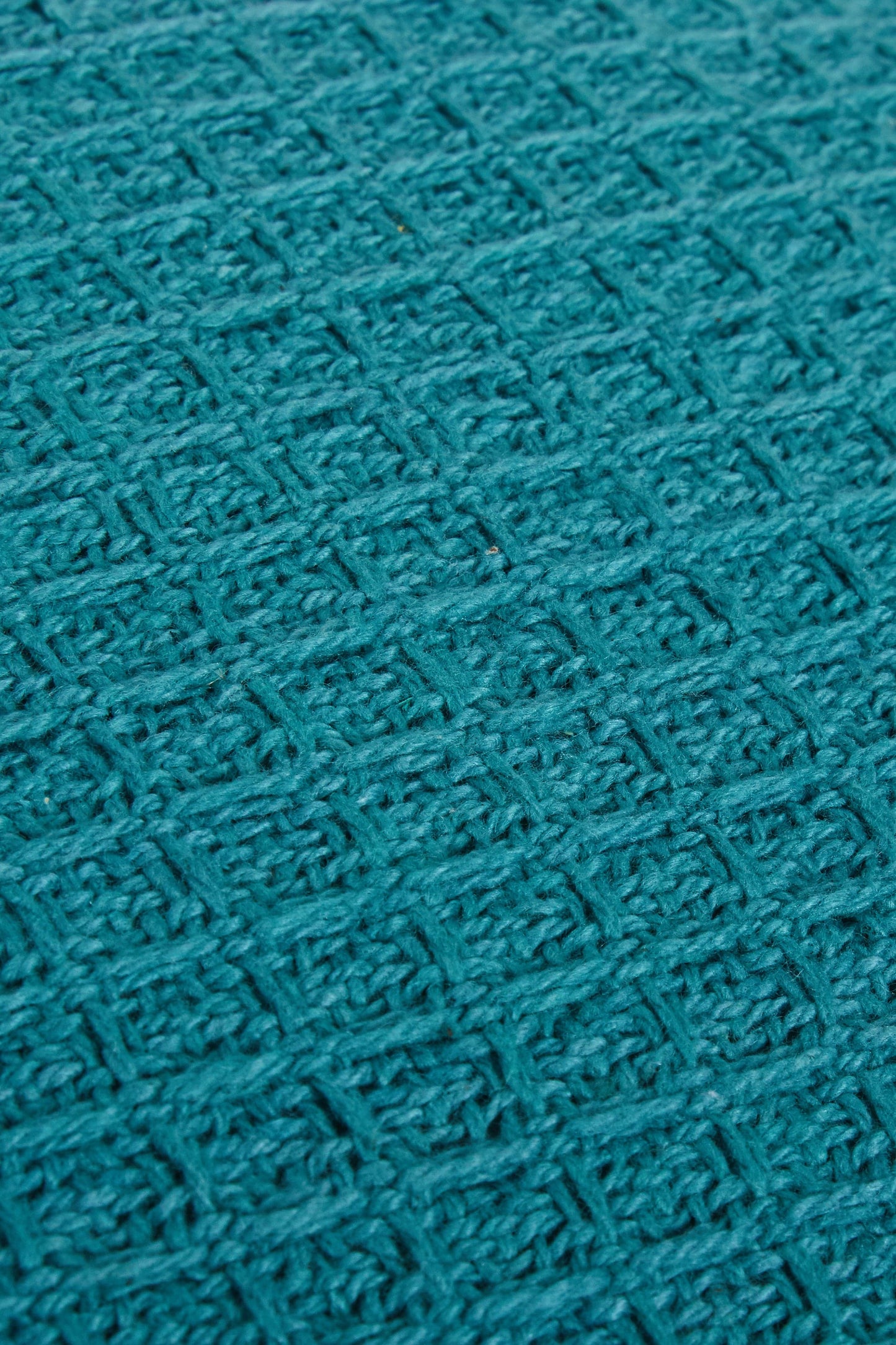 Lisbon Pure Indian Cotton Handwoven Honeycomb Vibrant Cushion Covers for Indoor Outdoor Use in Grey Ochre Navy Teal Silver Pink 17x17 and 24x24 Inches by OLIVIA ROCCO - White Bear Furnishings