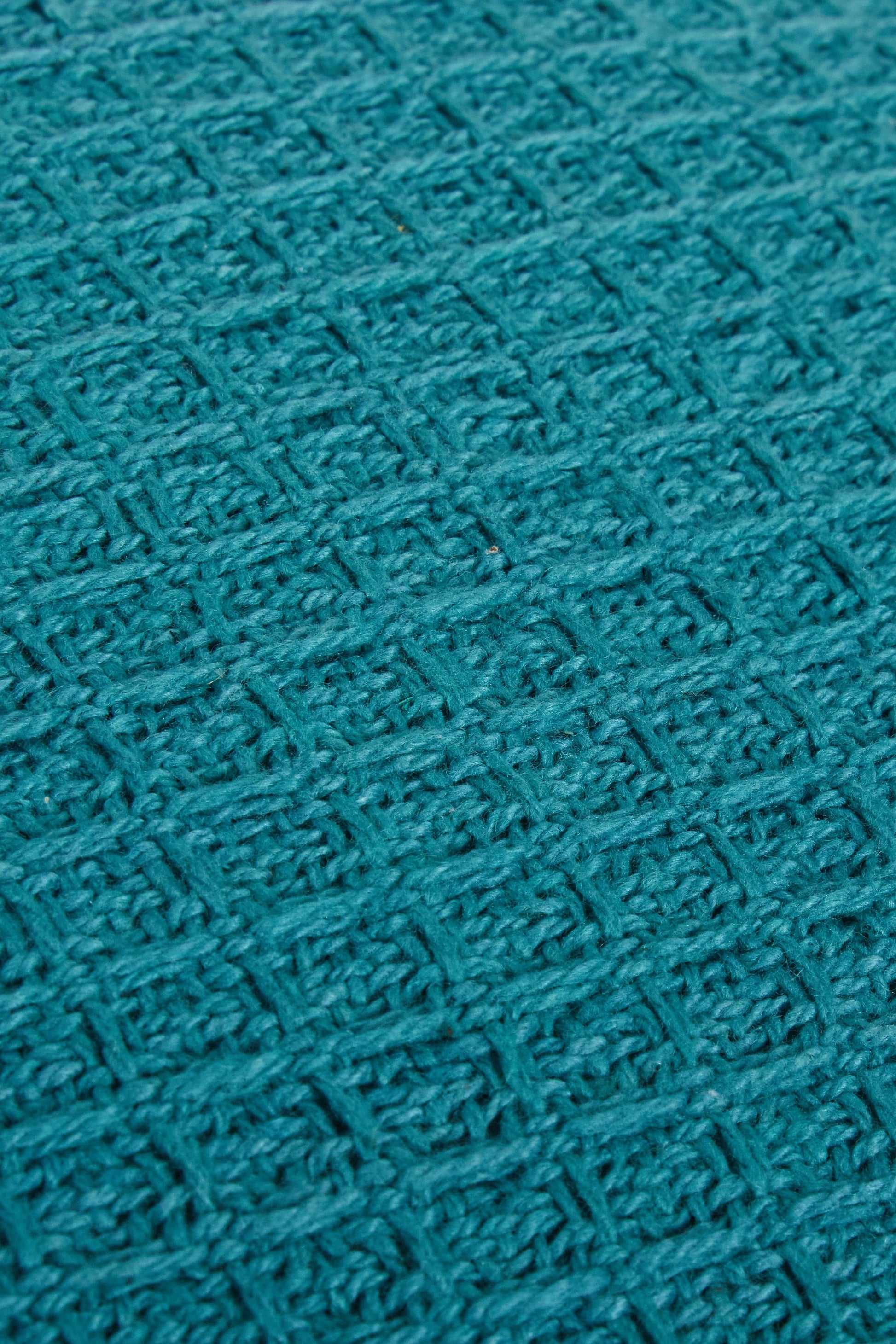 Lisbon Pure Indian Cotton Handwoven Honeycomb Vibrant Cushion Covers for Indoor Outdoor Use in Grey Ochre Navy Teal Silver Pink 17x17 and 24x24 Inches by OLIVIA ROCCO - White Bear Furnishings