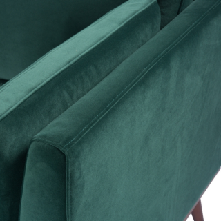 The Mickey Velvet Sofa - Midnight Blue, Emerald, Grey - White Bear Furnishings