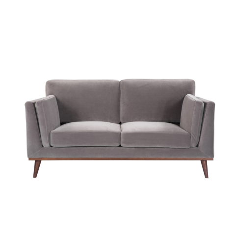 The Emory Velvet Sofa - Midnight Blue, Emerald, Grey