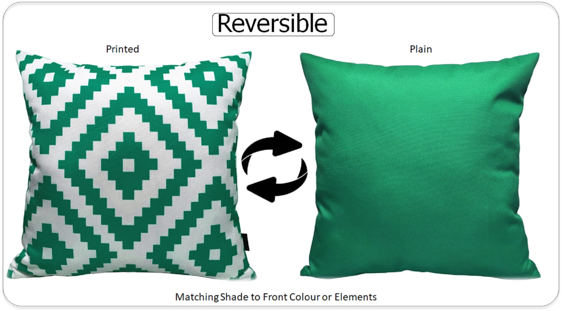 Nairobi Lime Green Outdoor Waterproof Patio Garden Cushions Durable Weather-Resistant Polyester Comfortable Hollow-Fibre Filled Versatile Indoor Outdoor Use by OLIVIA ROCCO - White Bear Furnishings