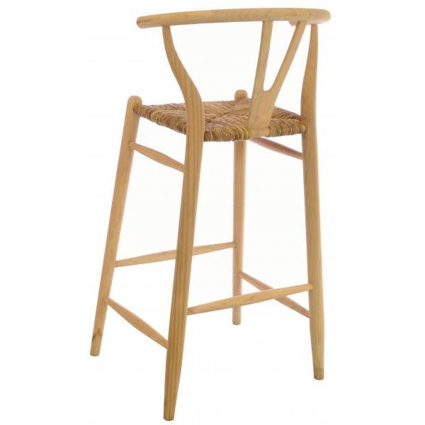 Ancient Mariner Shoreditch Rush Seat Set of 2 Tall Bar Stools - SH13