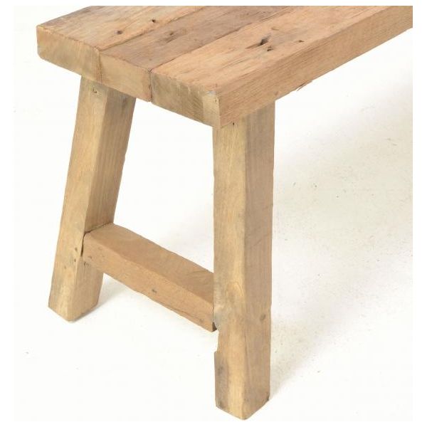 Ancient Mariner Large 1.8m Rustic Teak Bench - IS60XXL
