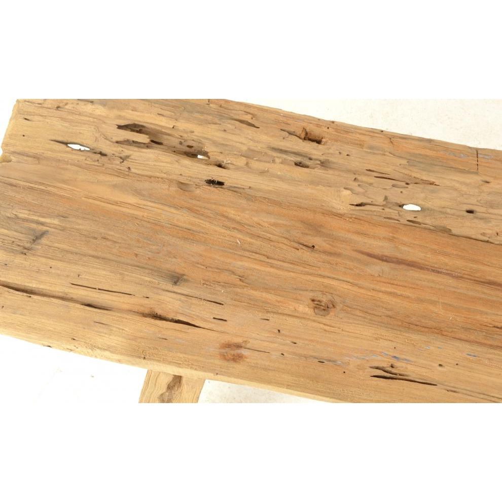 Ancient Mariner Large 1.8m Rustic Teak Bench - IS60XXL