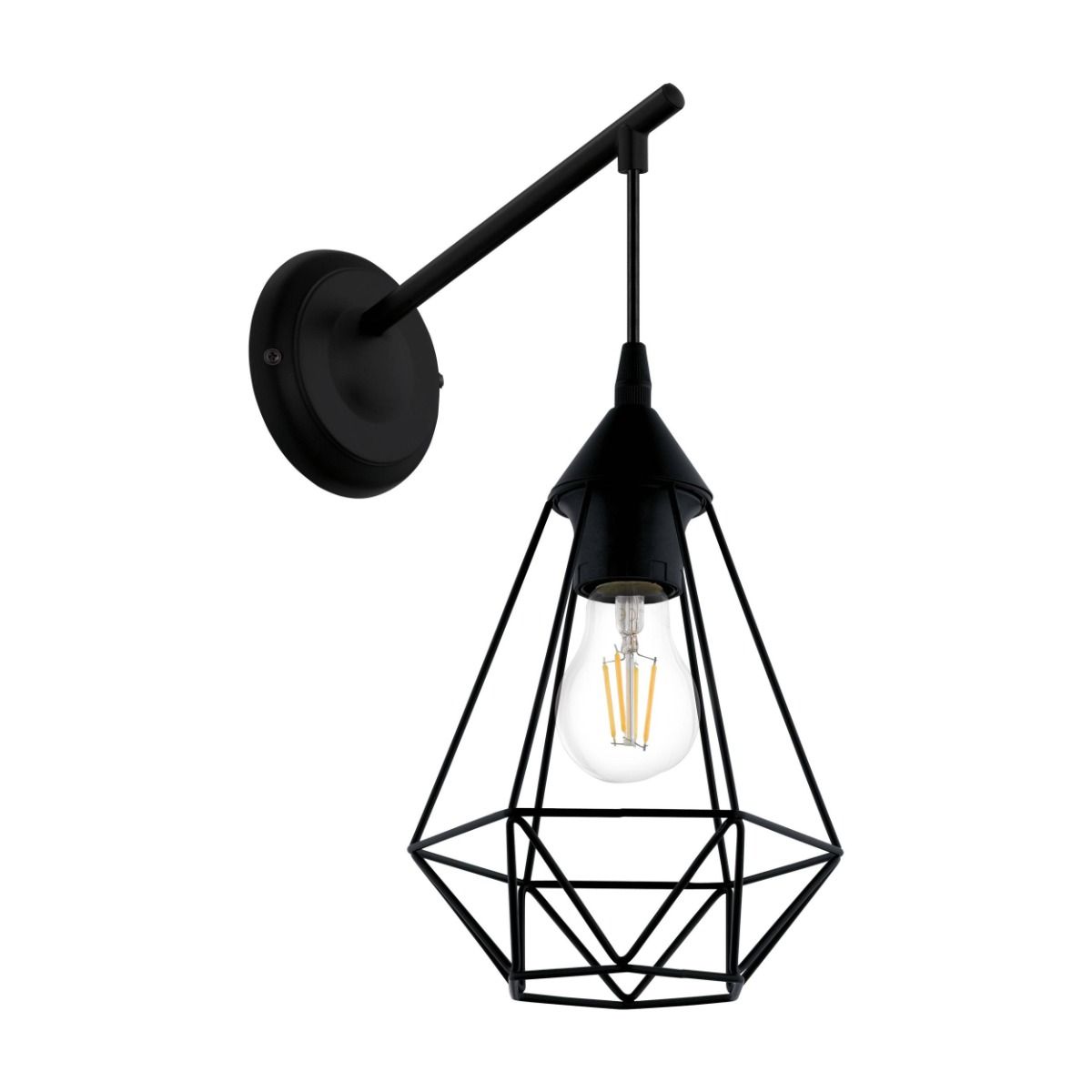 Nerissa Black Wall Light - White Bear Furnishings