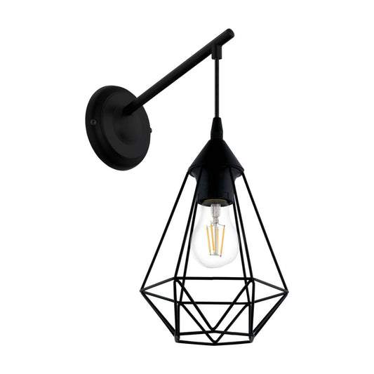 Nerissa Black Wall Light - White Bear Furnishings