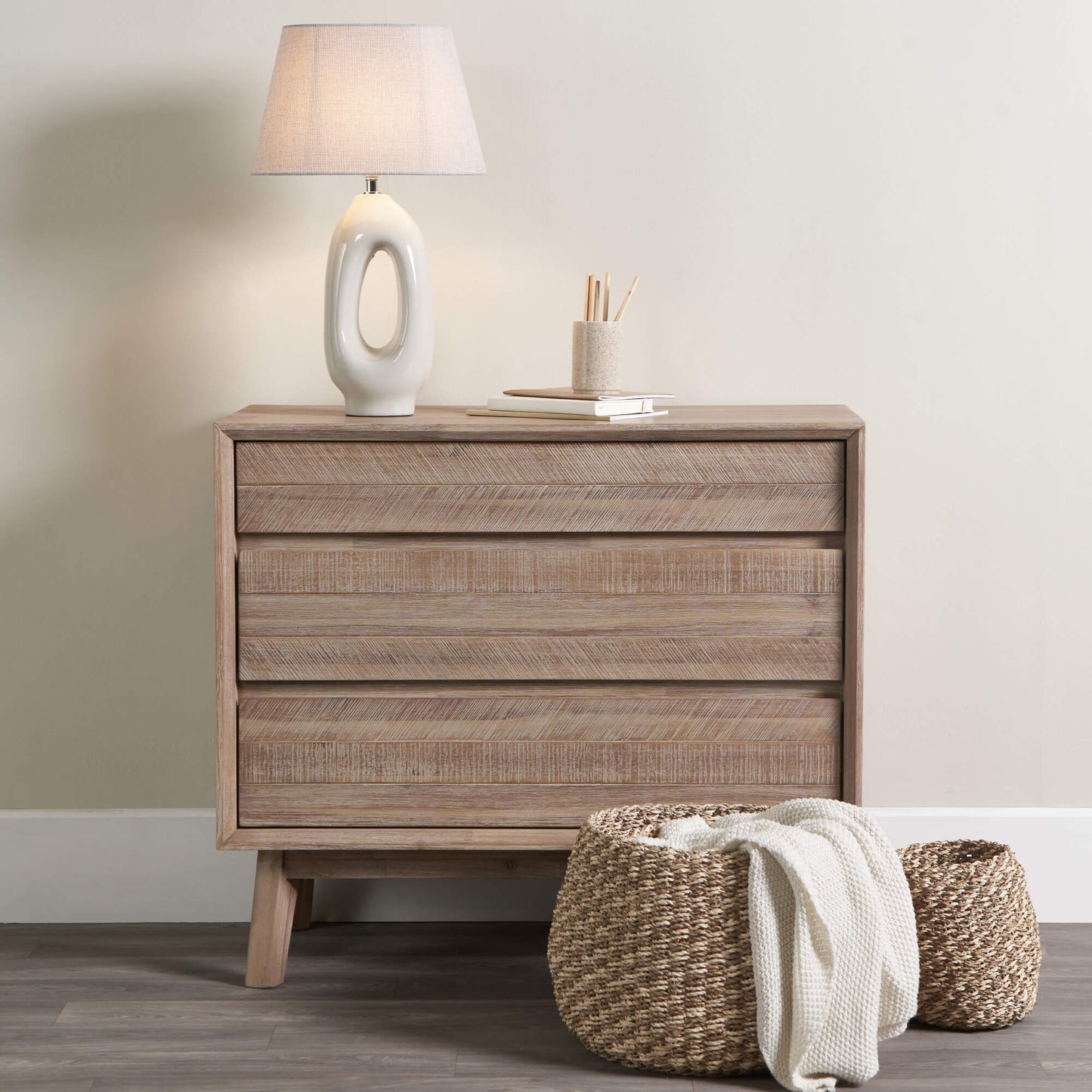 Aoife Cream Ceramic Table Lamp