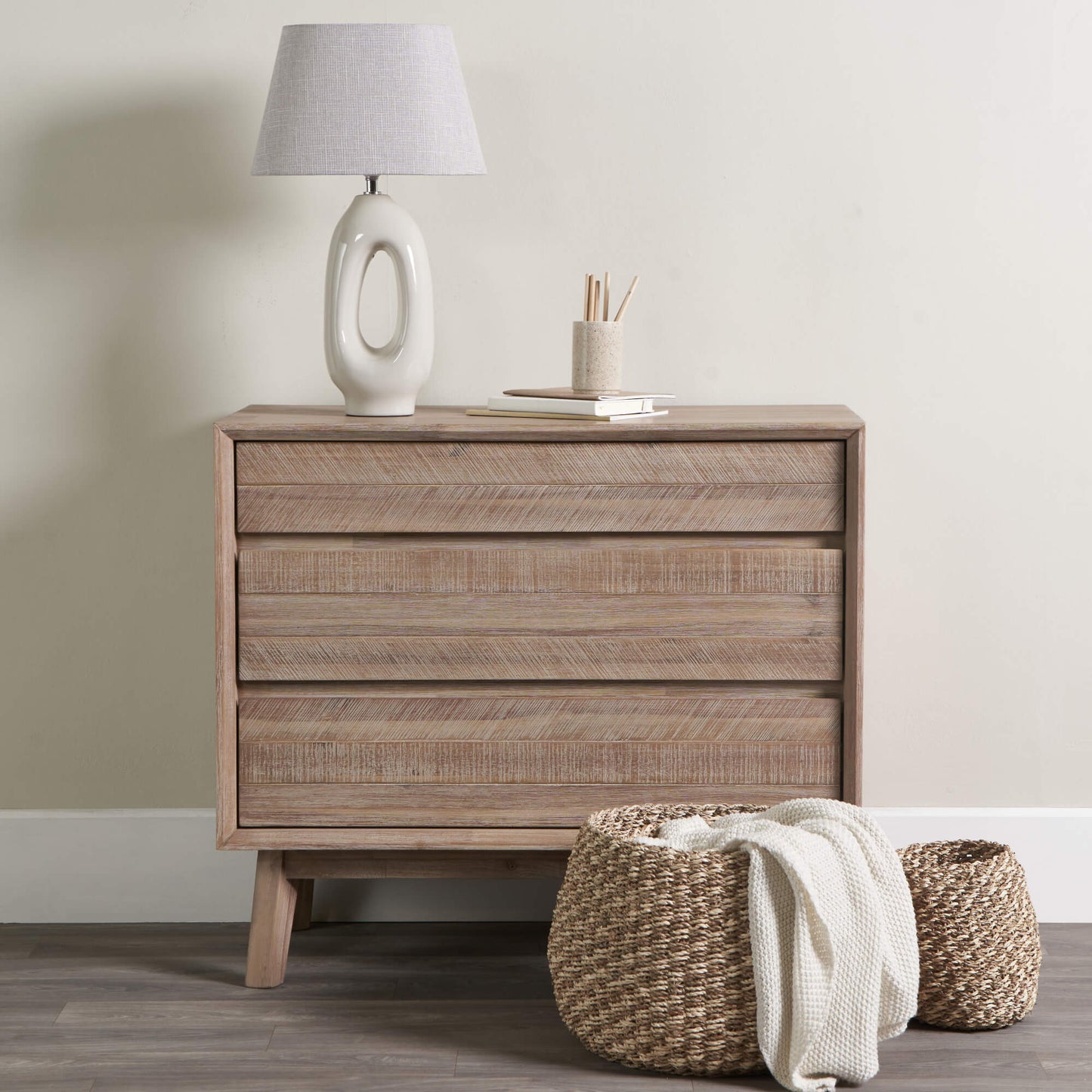 Aoife Cream Ceramic Table Lamp