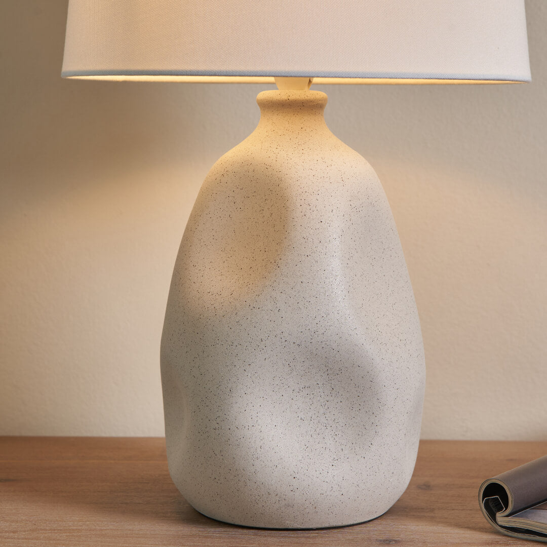 Sanders Cream Table Lamp