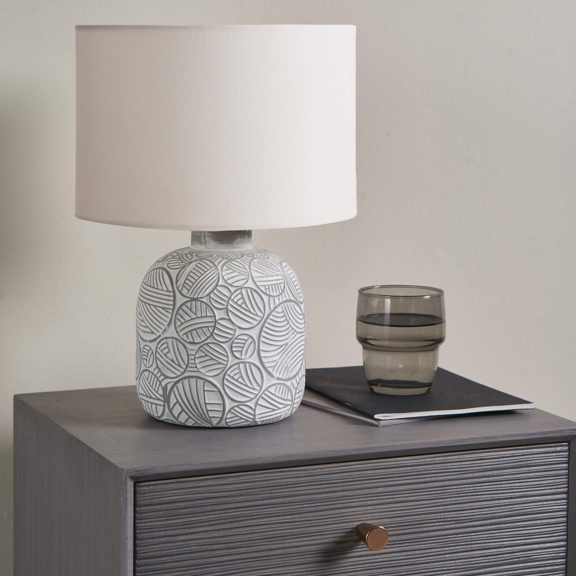 Gloria Natural Ceramic Table Lamp - White Bear Furnishings