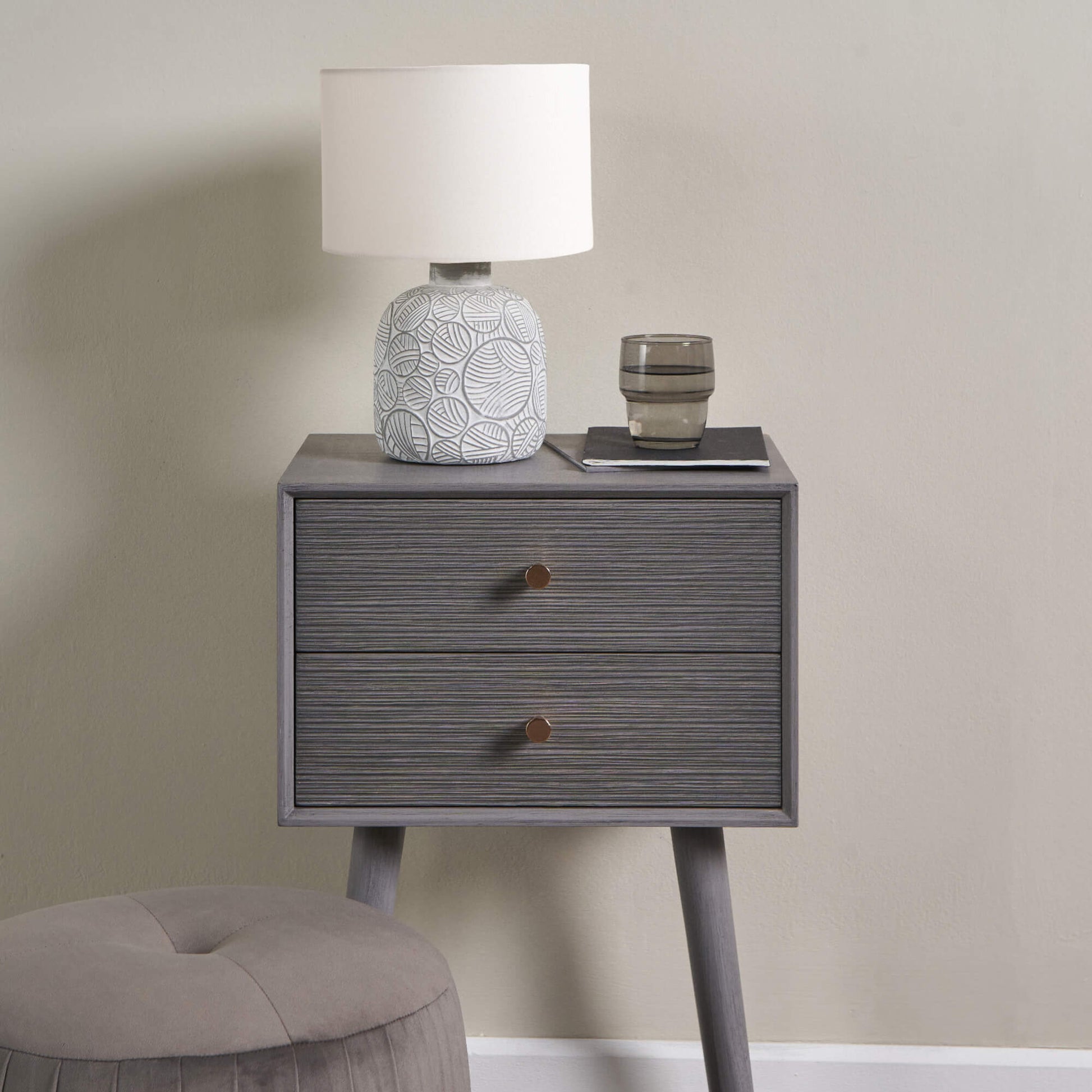 Gloria Natural Ceramic Table Lamp - White Bear Furnishings