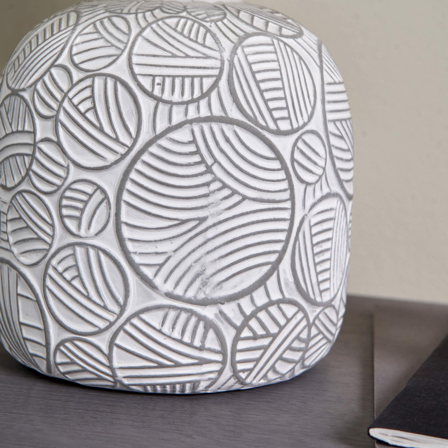 Gloria Natural Ceramic Table Lamp - White Bear Furnishings