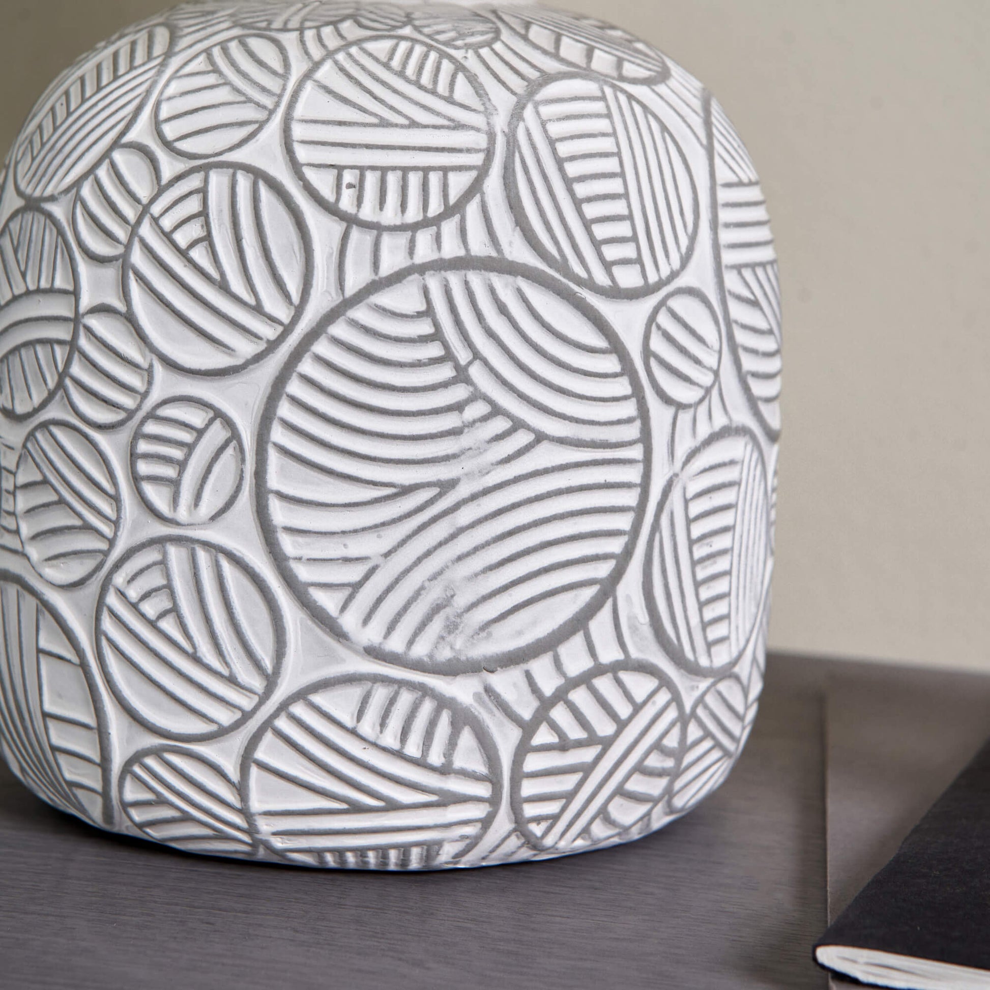 Gloria Natural Ceramic Table Lamp - White Bear Furnishings