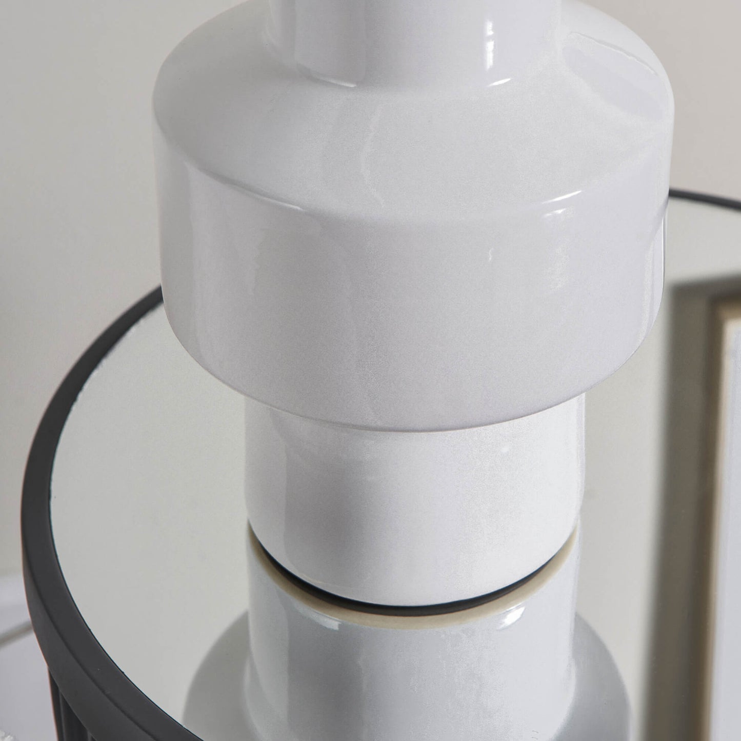 Salina White Ceramic Table Lamp