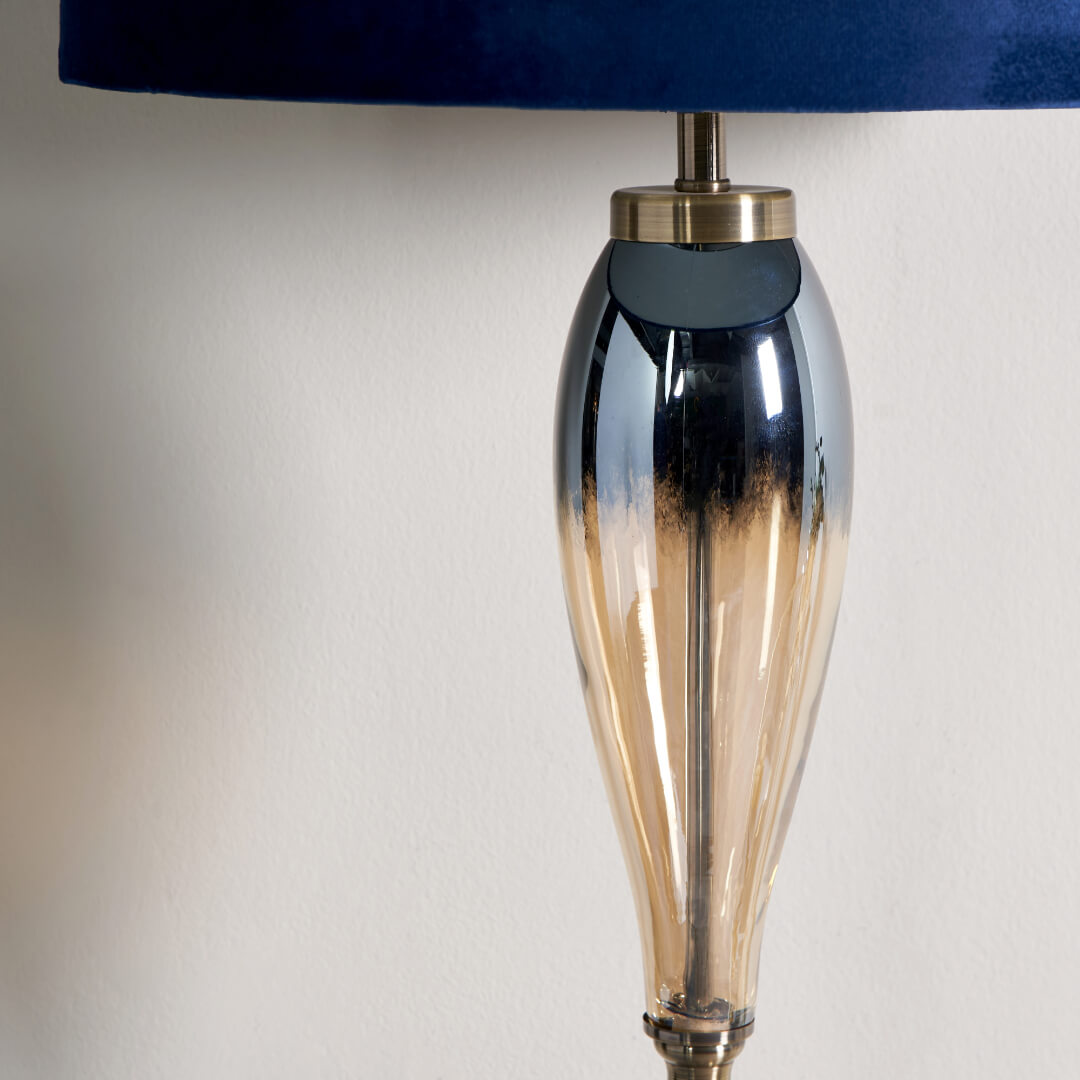 Elena Blue Floor Lamp