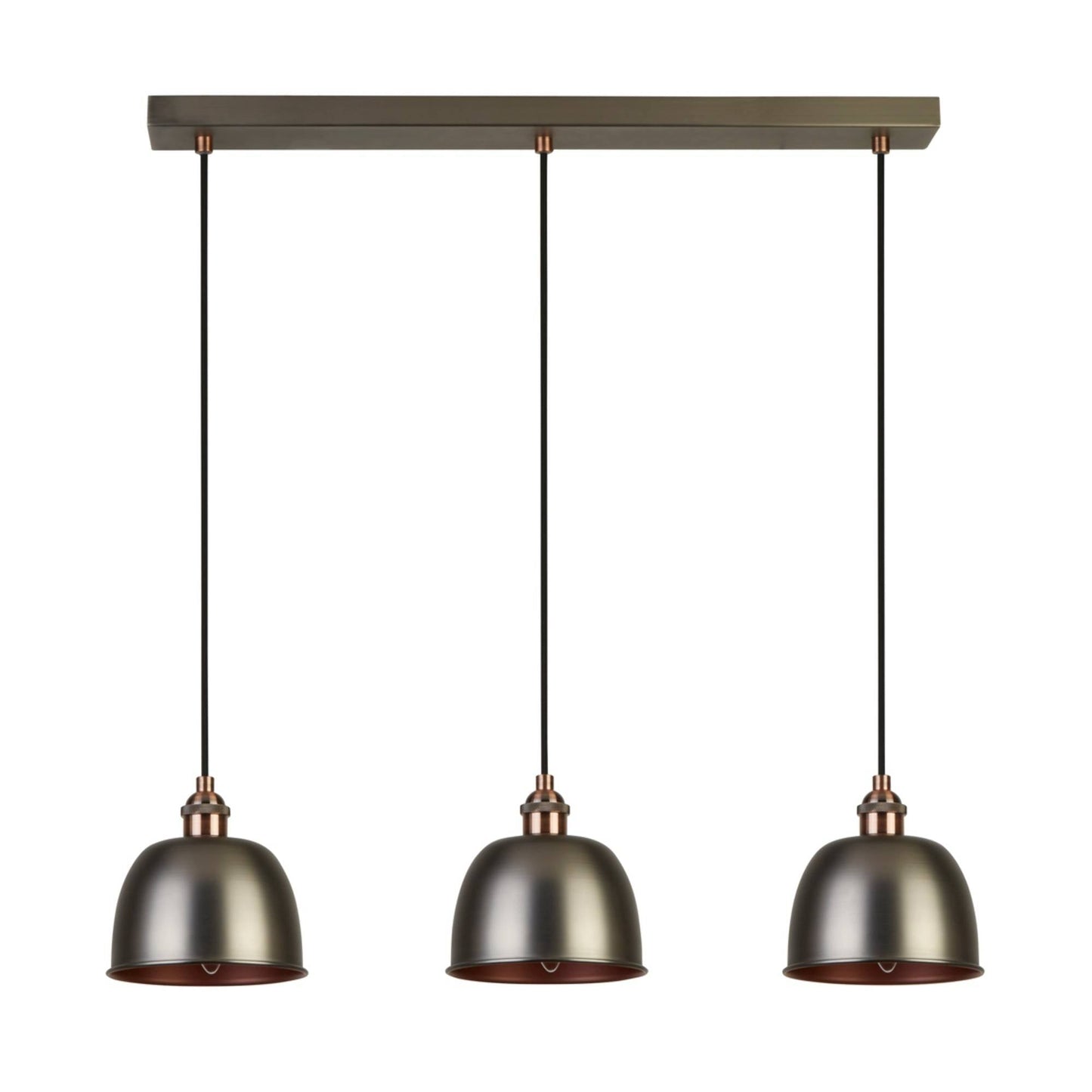 Edison 3 Light Ceiling Bar - White Bear Furnishings