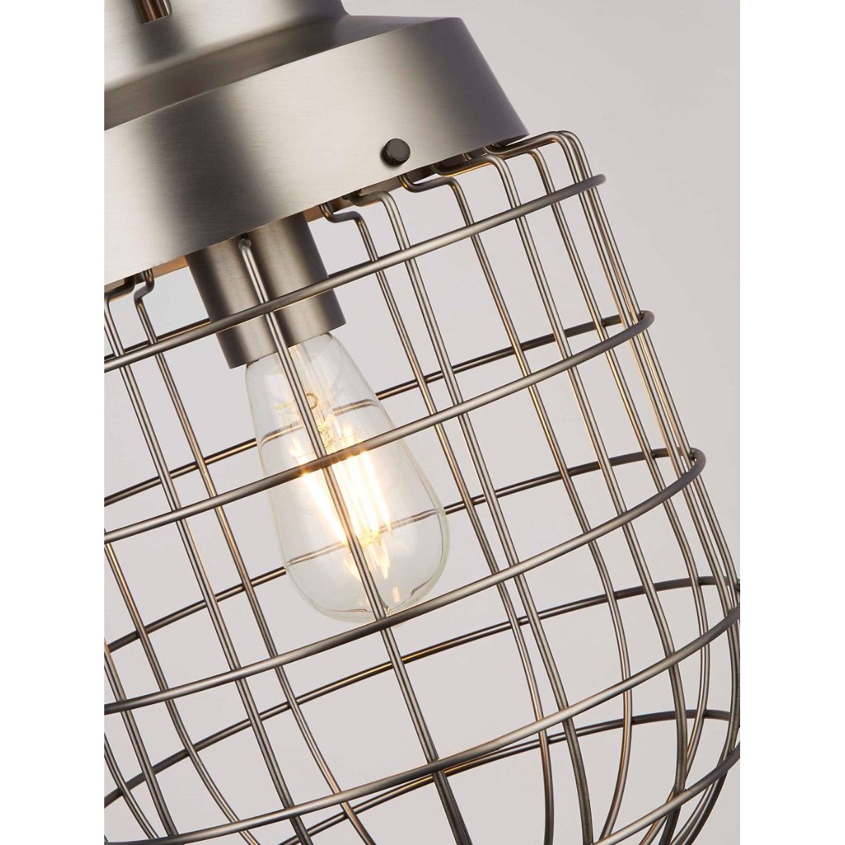 Edmunston 3 Light Industrial Ceiling Bar Pendant - White Bear Furnishings