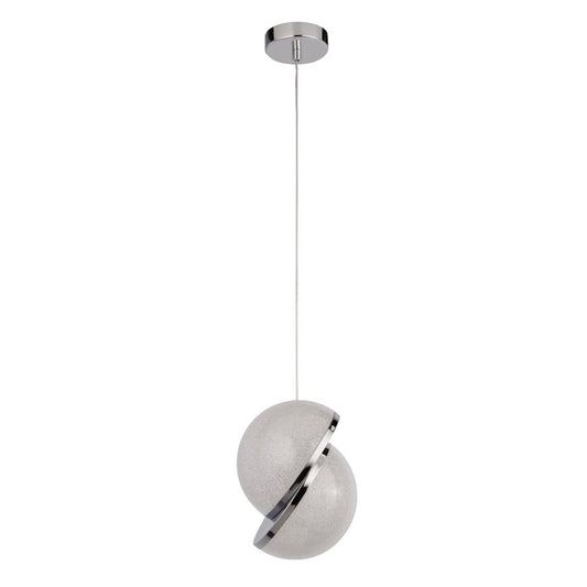 Whitney 1 Light Polished Chrome Ceiling Pendant - White Bear Furnishings