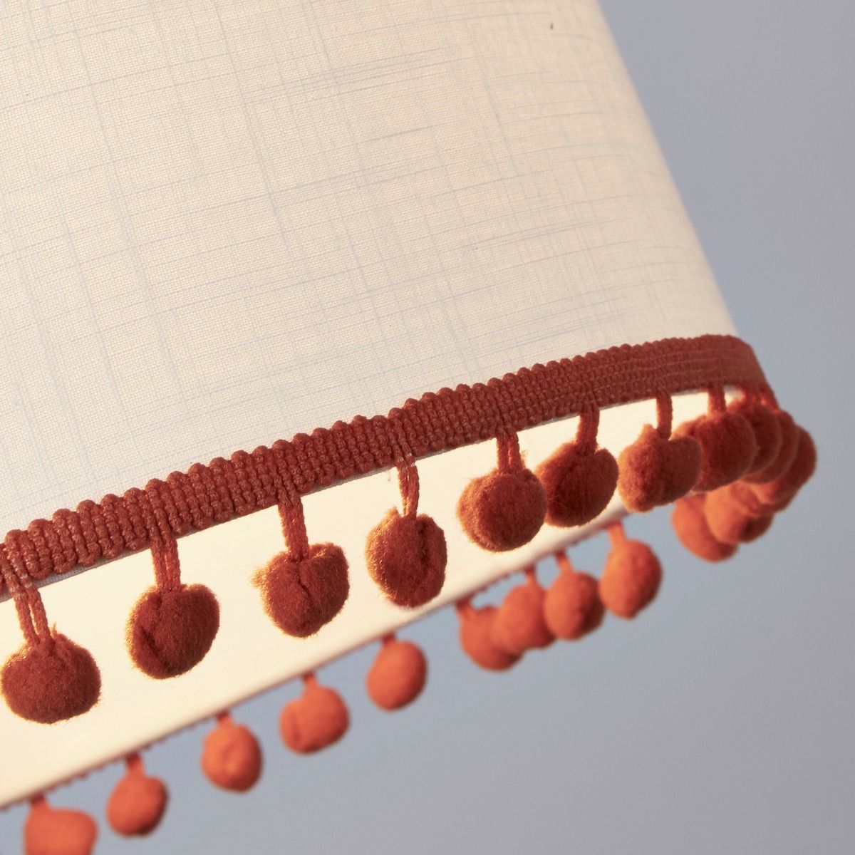 Dolly Small White & Orange Ceiling Shade - White Bear Furnishings