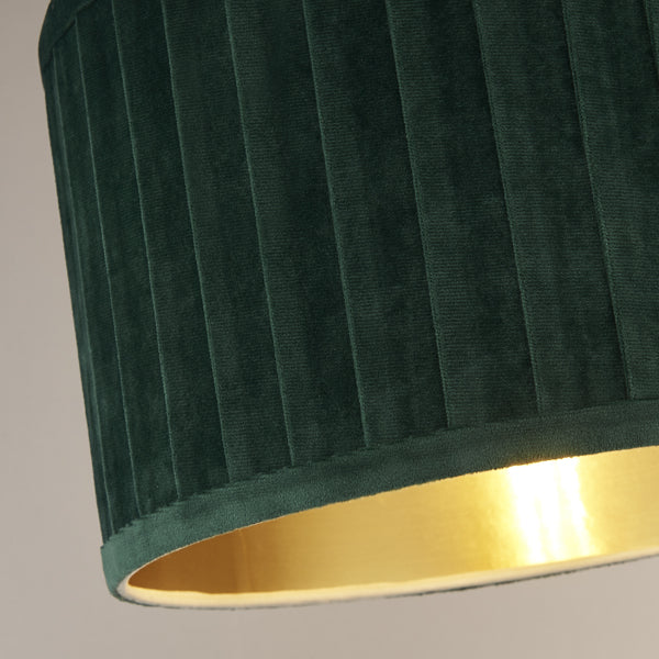 Caritas 30cm Emerald & Gold Shade - White Bear Furnishings