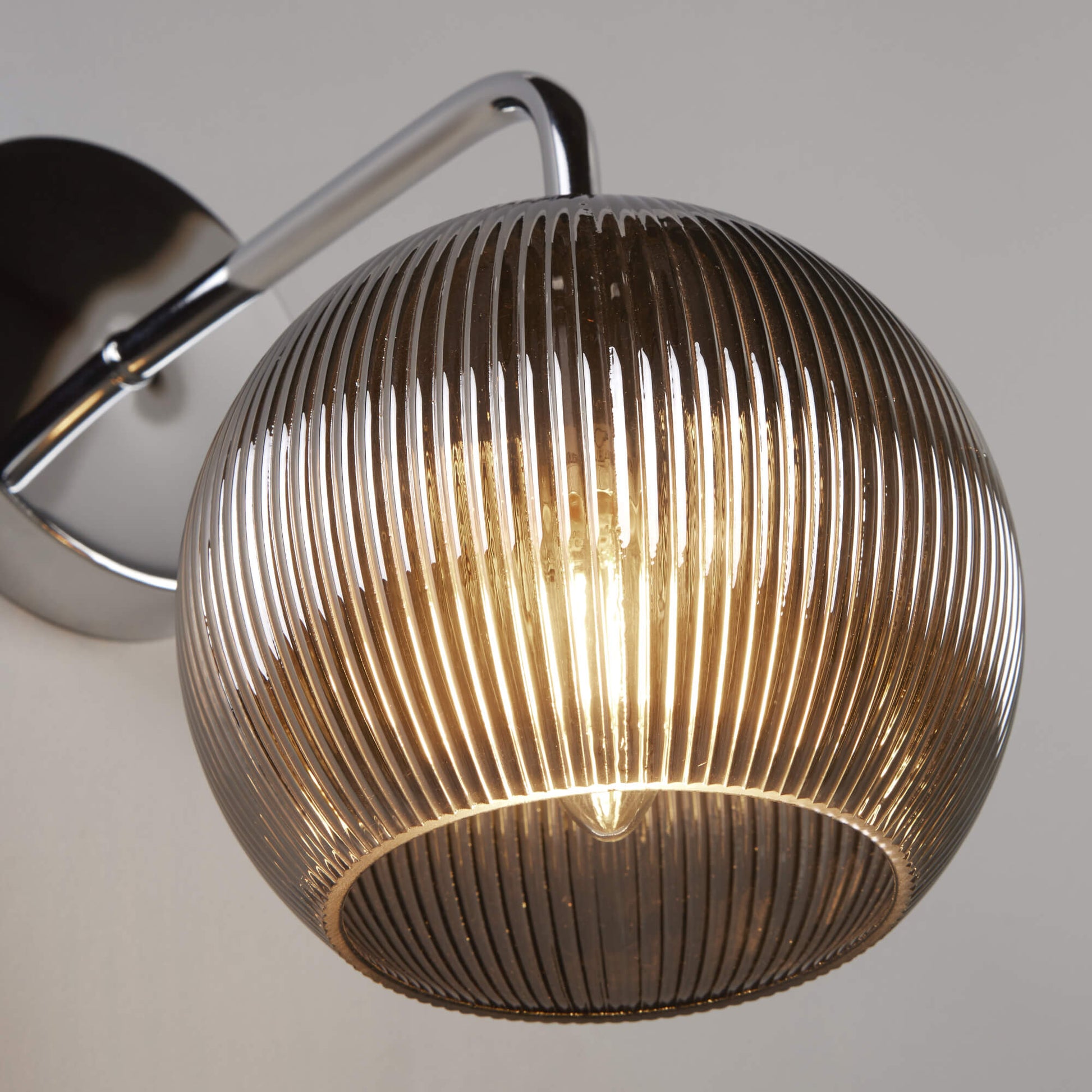 Hamblin Chrome Wall Bracket - White Bear Furnishings