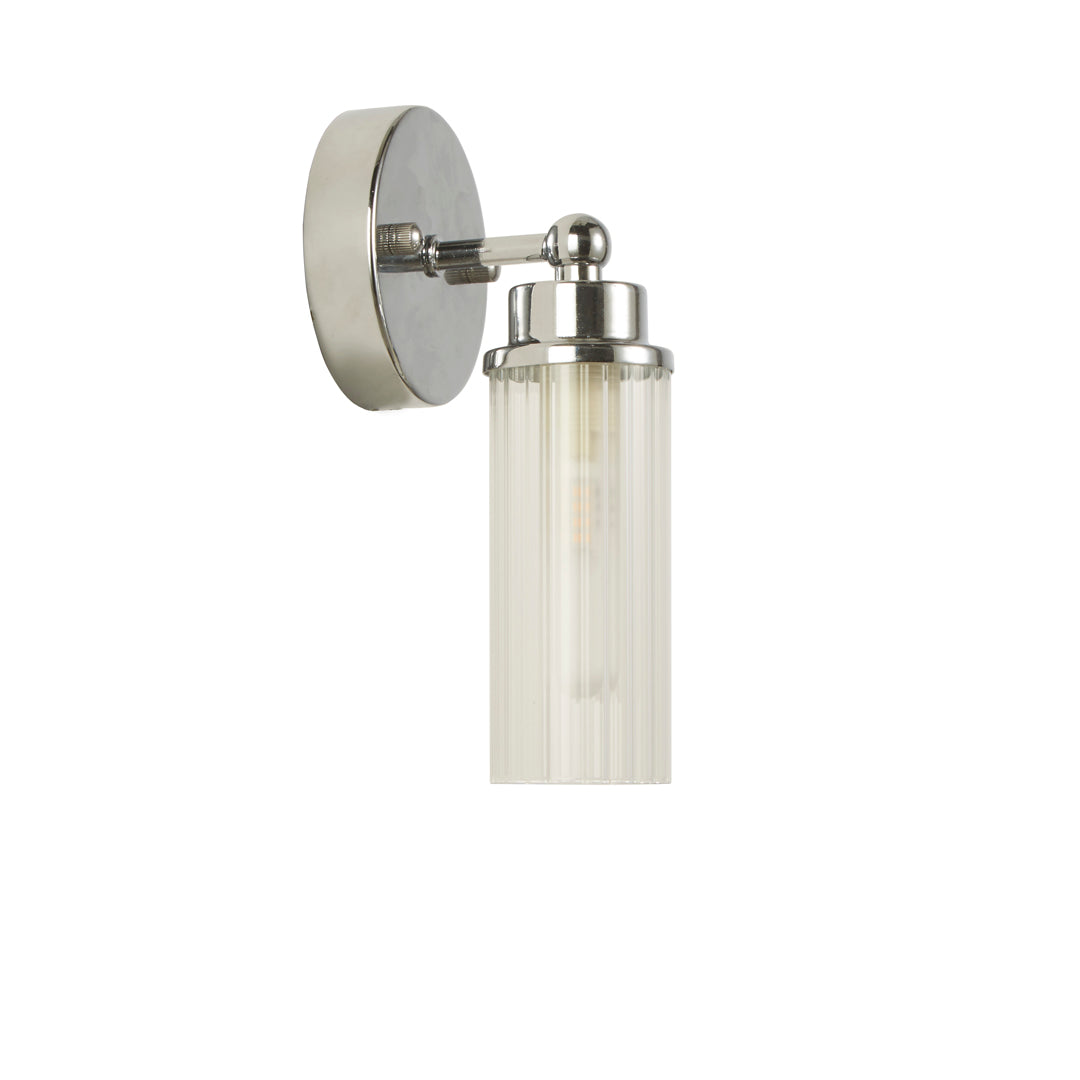 Vurton Chrome Bathroom Wall Light - White Bear Furnishings