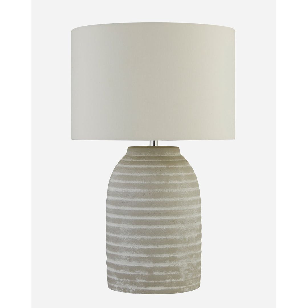 Pagazzi Jennie Cream Ceramic Table Lamp - White Bear Furnishings