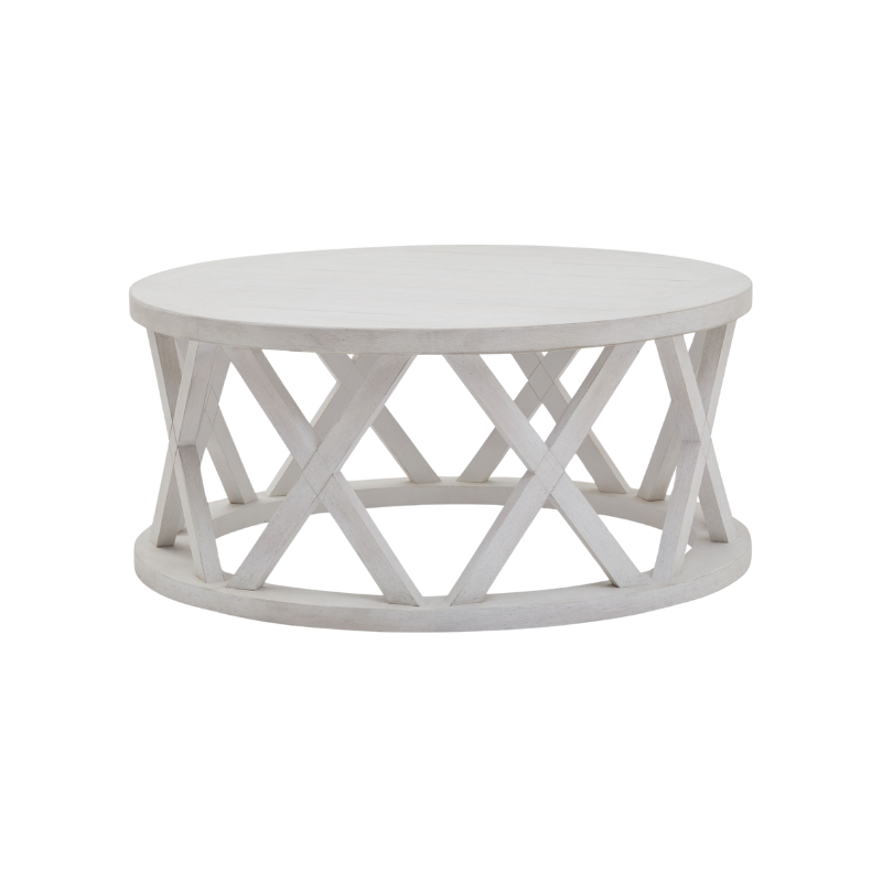 Stamford Pine Plank Collection Round Coffee Table - 22923