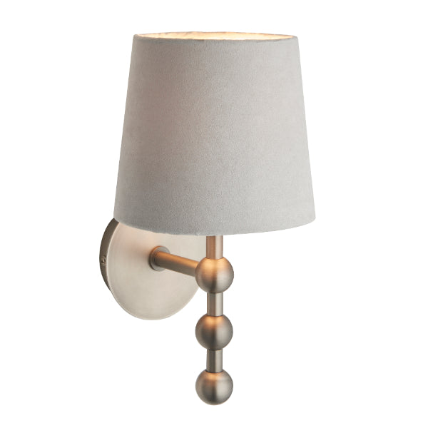 Bobble Aged Pewter Wall Light - White Bear Furnishings