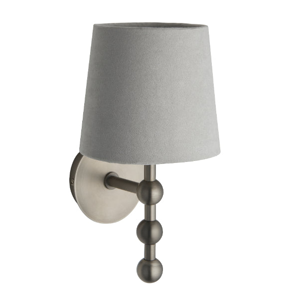 Bobble Aged Pewter Wall Light - White Bear Furnishings
