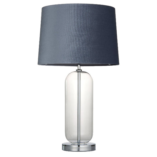 Lula Polished Chrome Touch Table Lamp - White Bear Furnishings