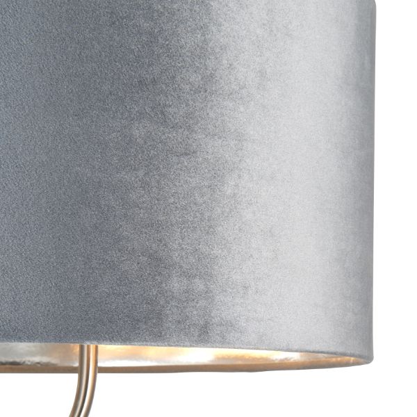 Tassel Satin Nickel Ceiling Pendant - White Bear Furnishings