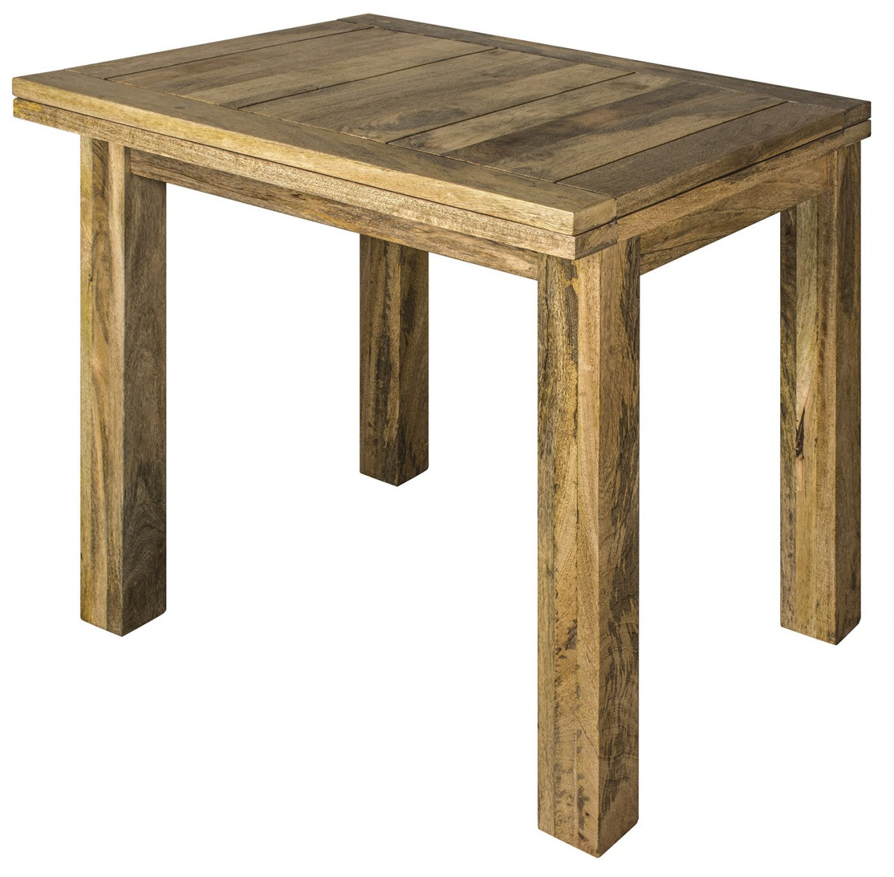 Granary Butterfly Hand-Distressed Oak-Ish Square Extending Dining Table - ASB580 - White Bear Furnishings