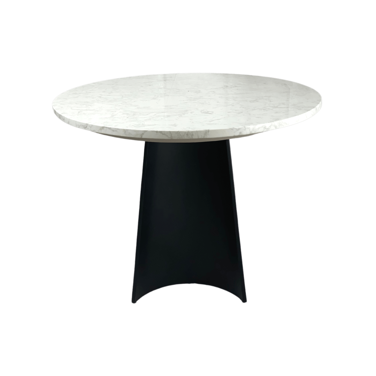 Twenty 10 Designs Rosemary Oval Dining Table - Black & White Marble - DT-R-BB-TWM-180