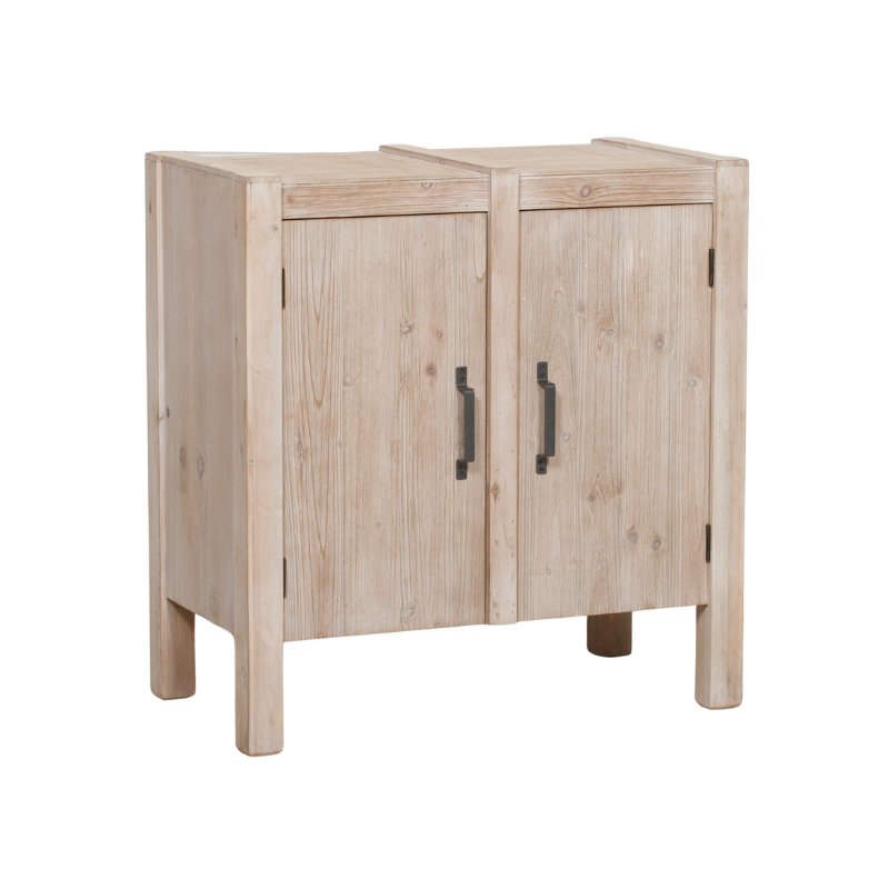Rustic 2 Door Side Cupboard – WWD08