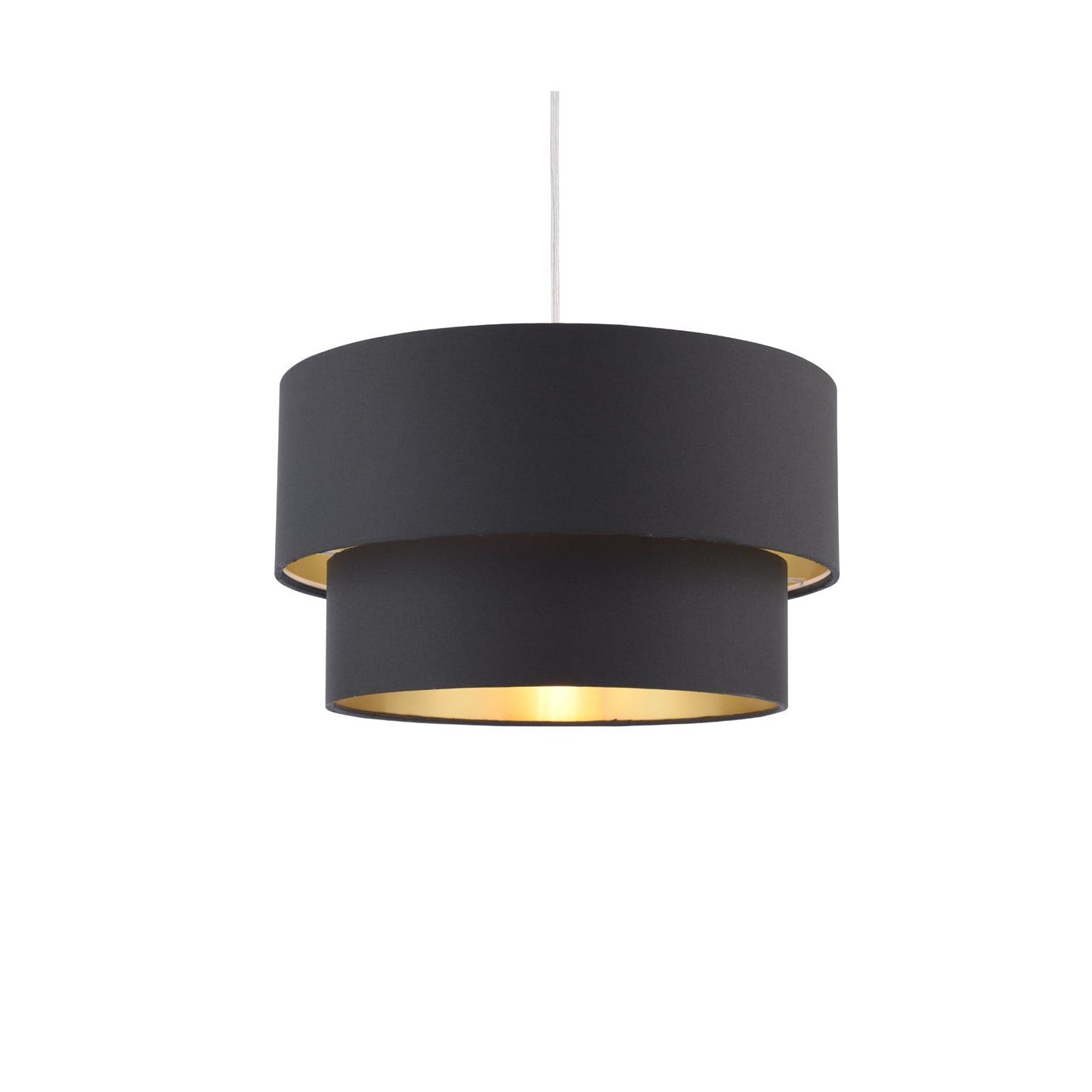 Rute Black & Gold Pendant Shade - White Bear Furnishings